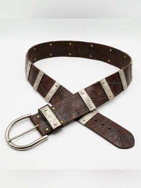 Concho Leather Belt